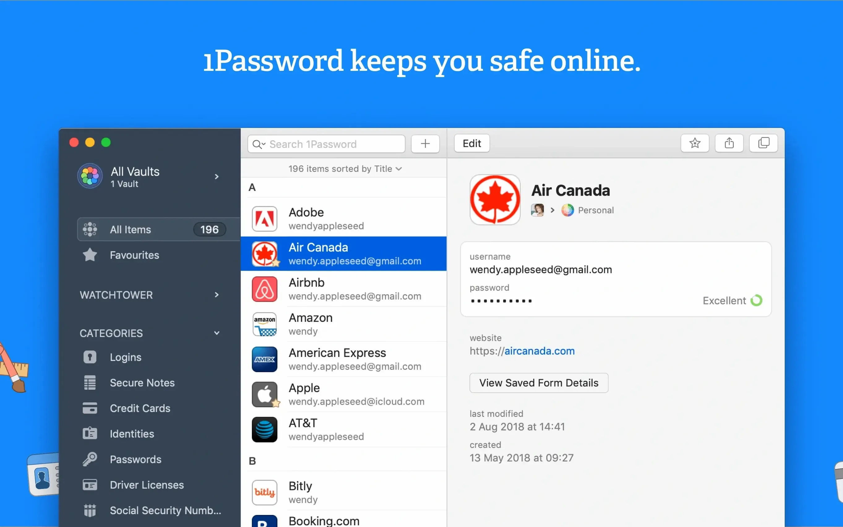 1password crack — first screen