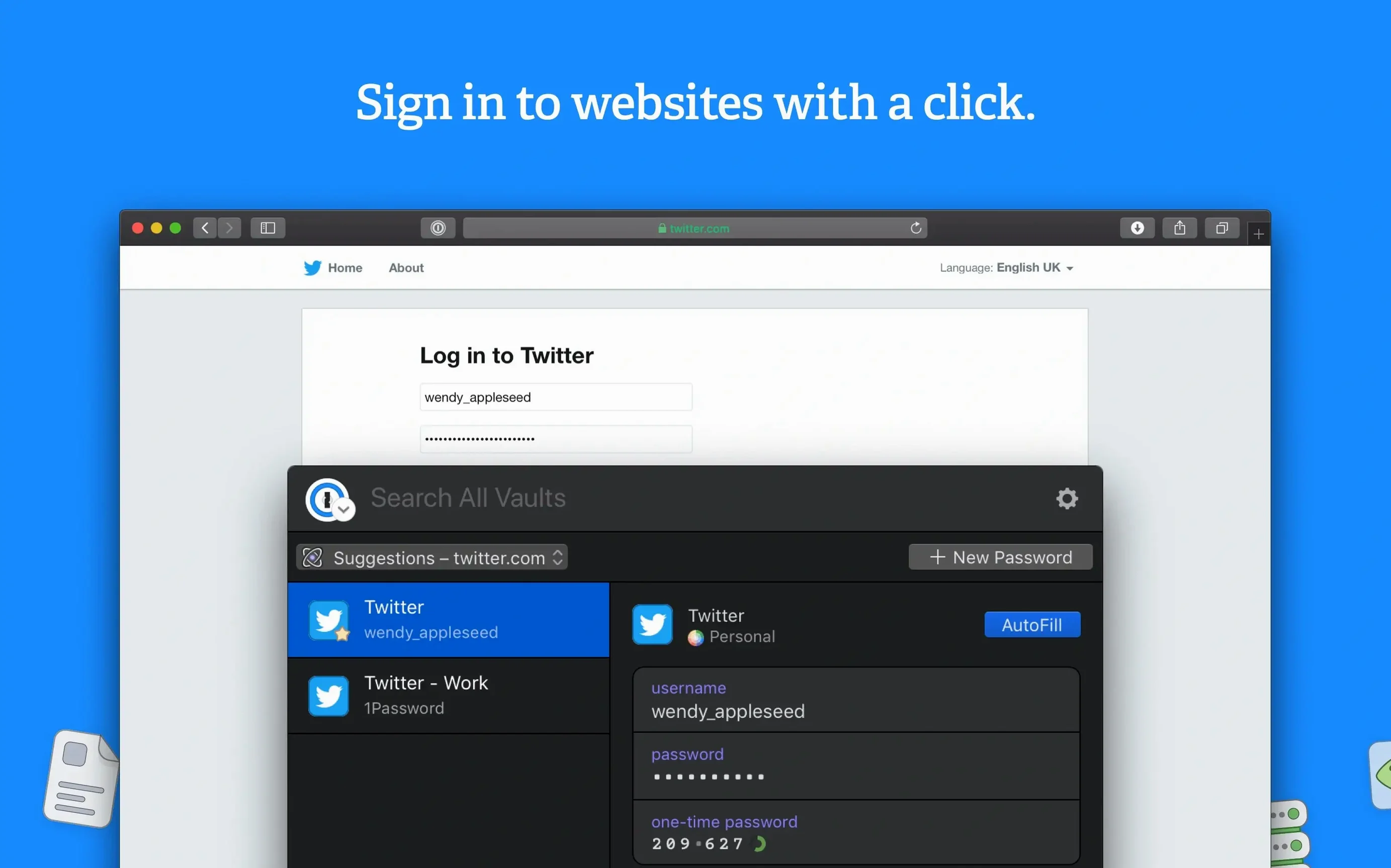 1Password usage, image 3
