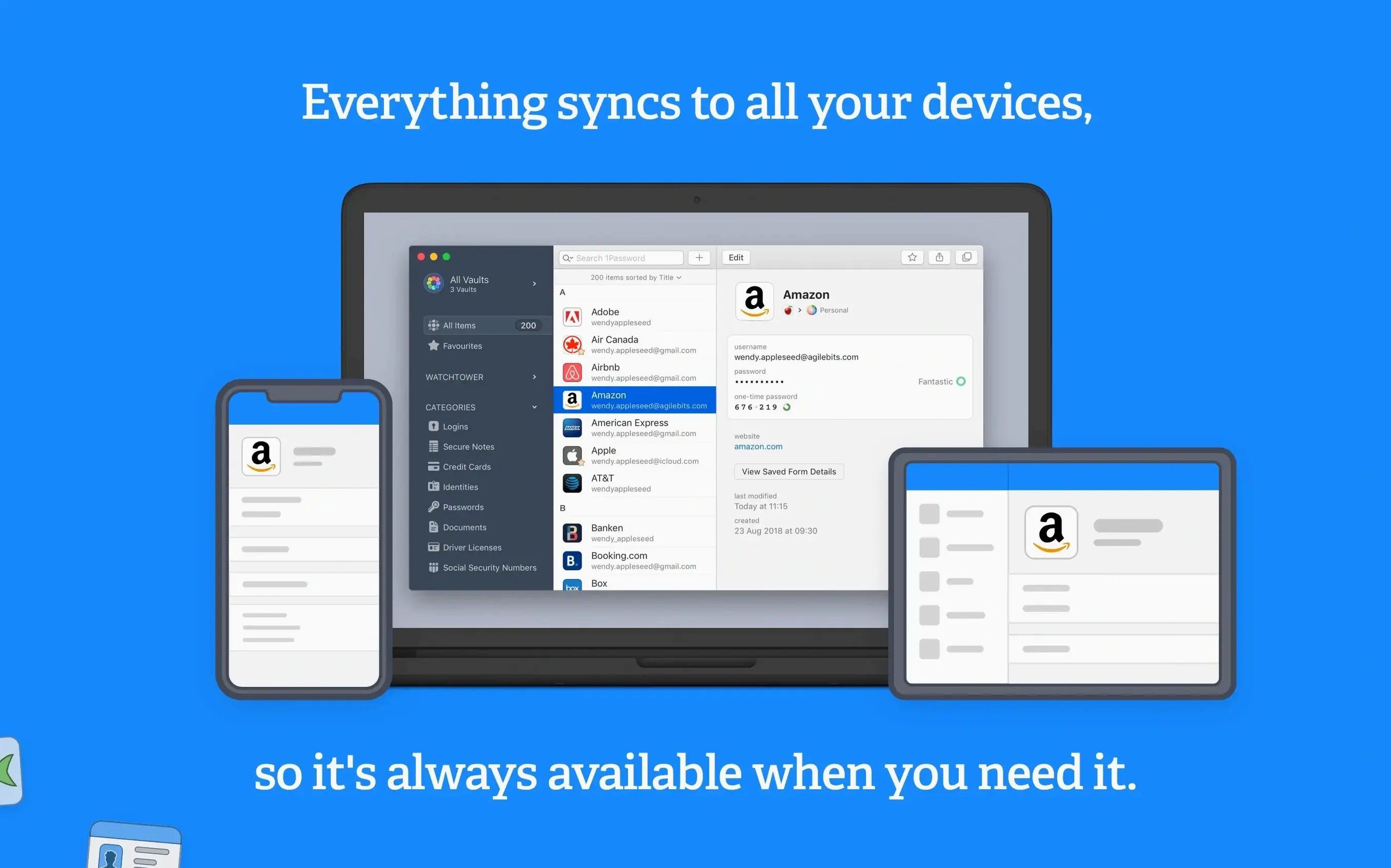 1Password usage, image 4