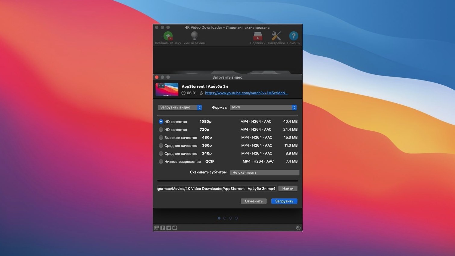 4K Video Downloader close-up 3