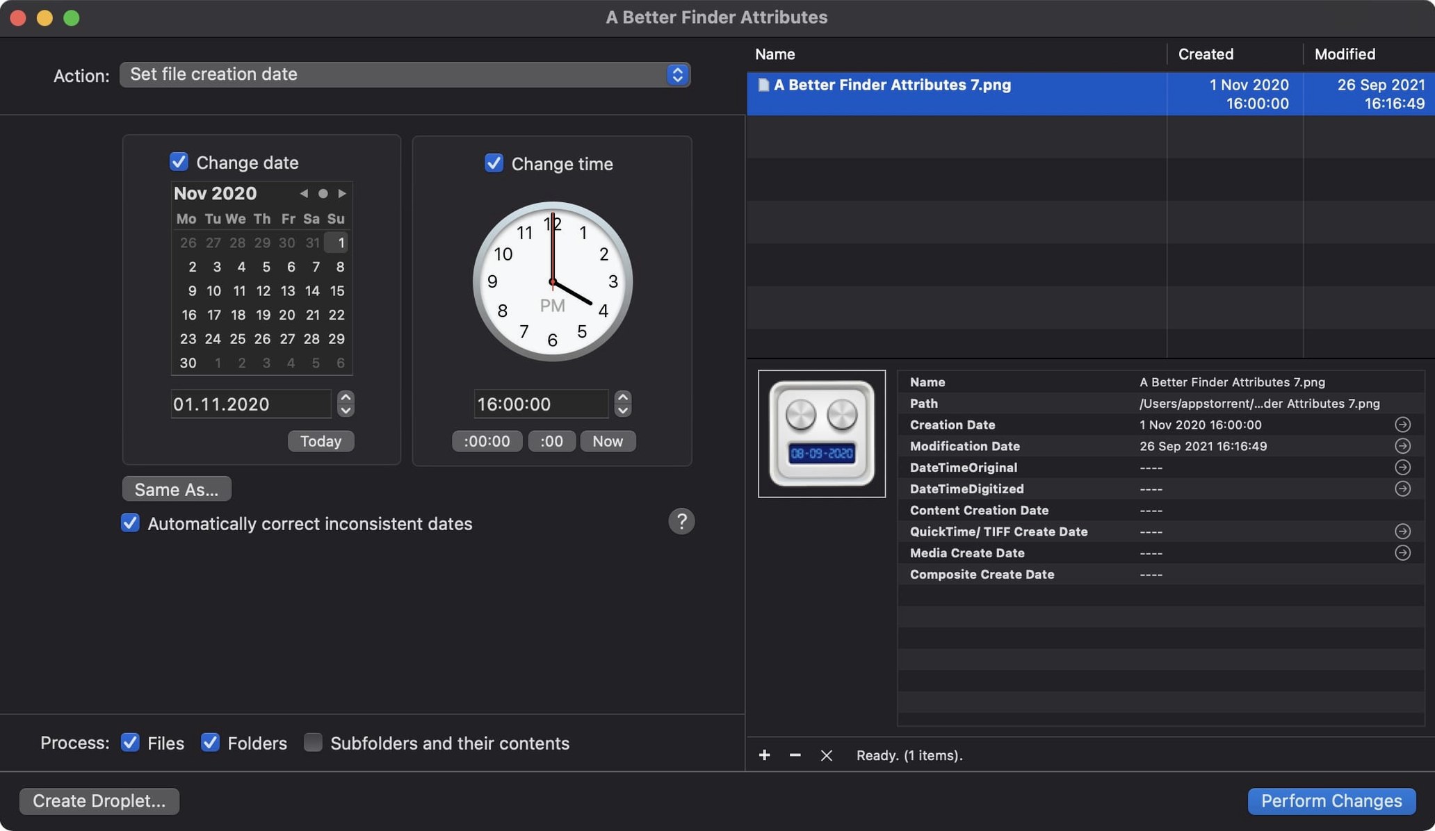A Better Finder Attributes usage, image 2