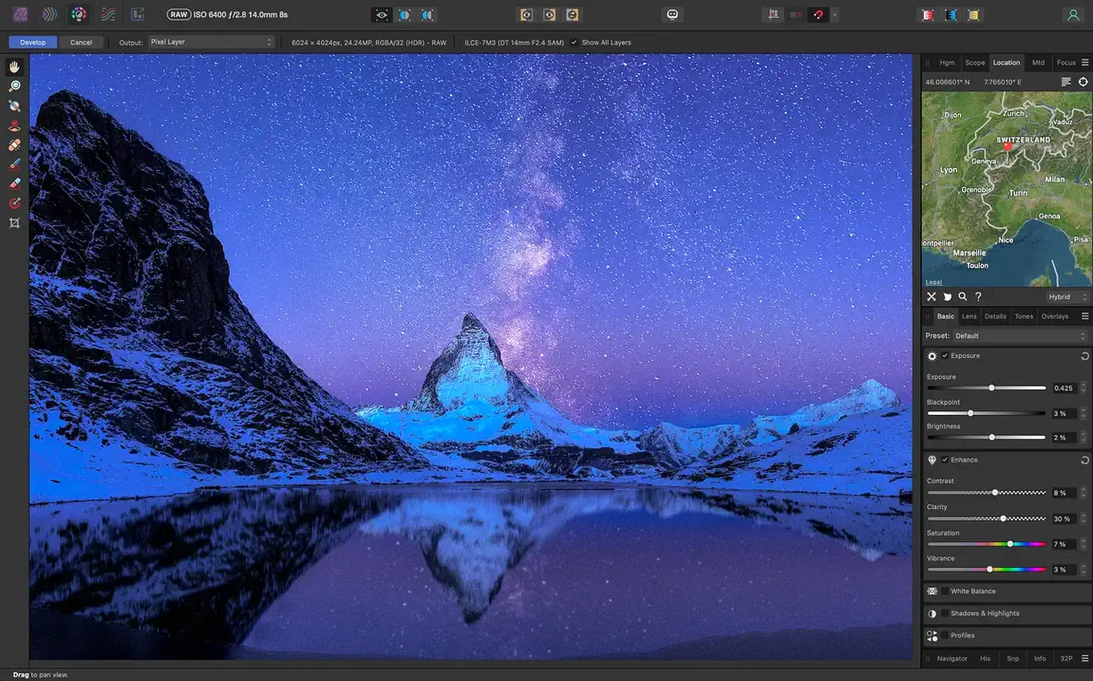 Affinity Photo — glimpse 3 Affinity Photo usage, image 3