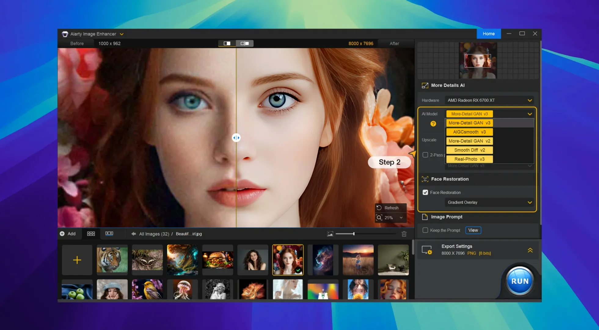 Aiarty Image Enhancer — glimpse 2 Aiarty Image Enhancer usage, image 2