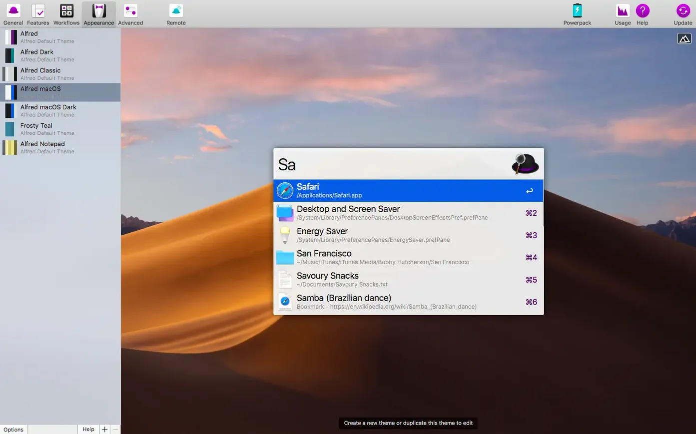 Alfred 5 Powerpack visual 1 alfred 5 powerpack torrent macos — first screen