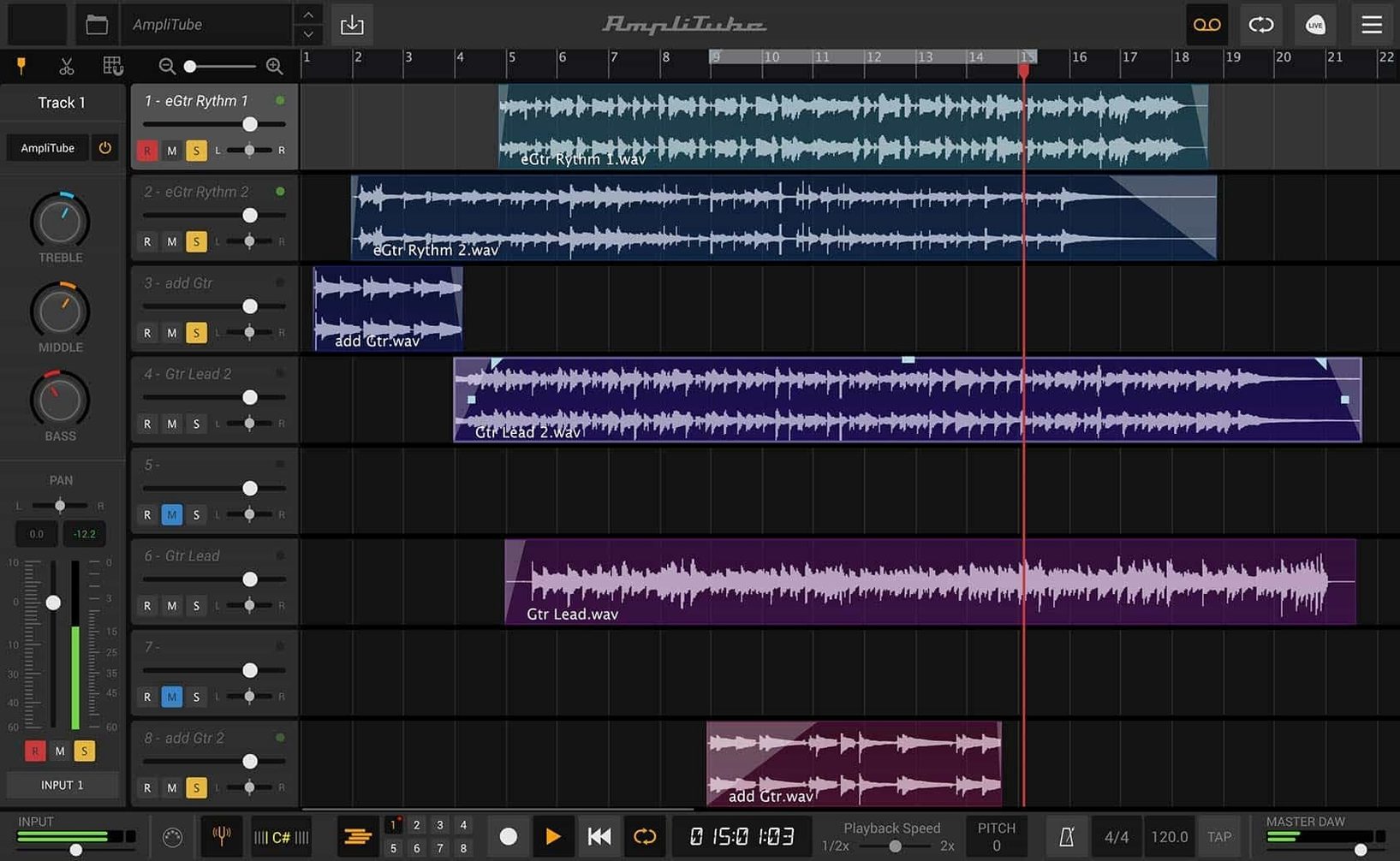 AmpliTube — glimpse 2 AmpliTube usage, image 2