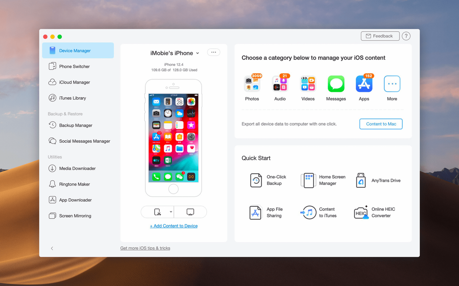 AnyTrans for iOS visual 1 Overview of AnyTrans for iOS — anytrans