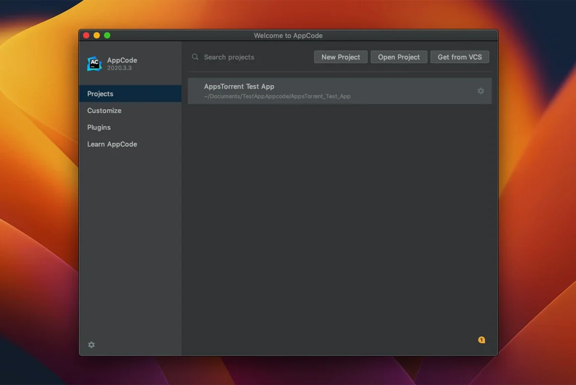 appcode torrent macos — first screen
