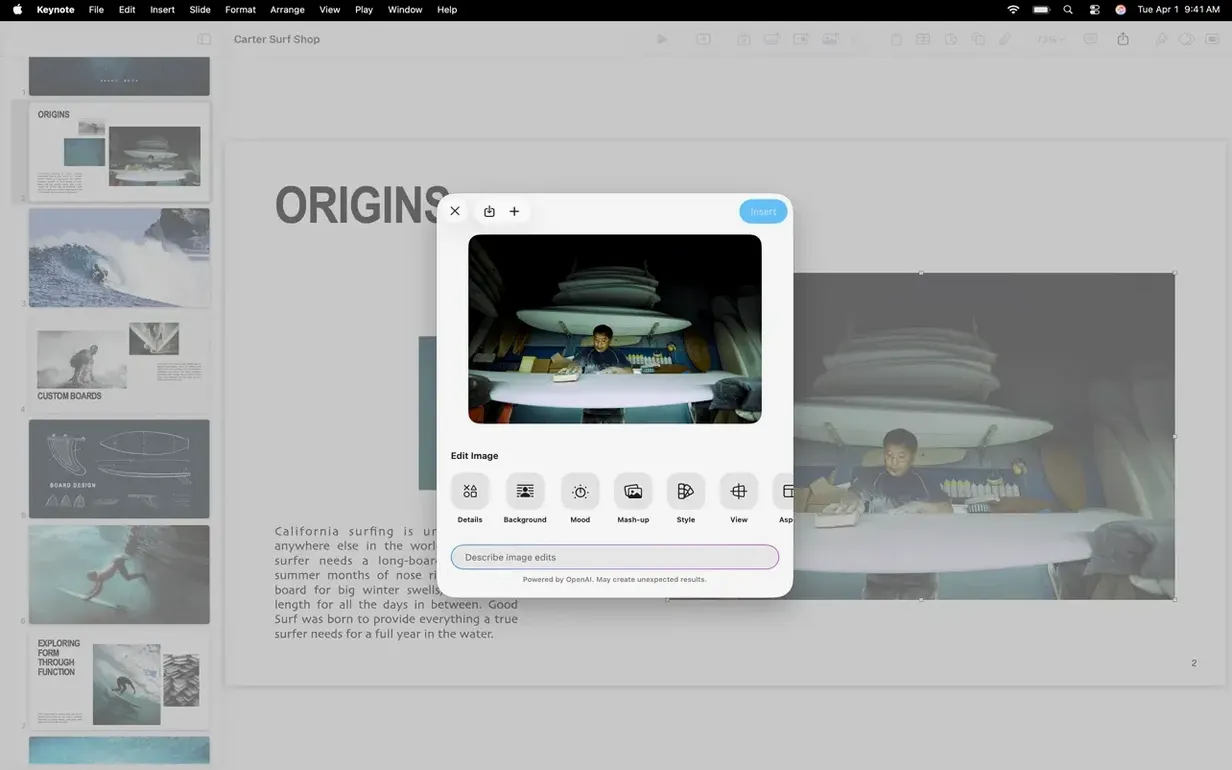 Apple Keynote — glimpse 5 Apple Keynote usage, image 5