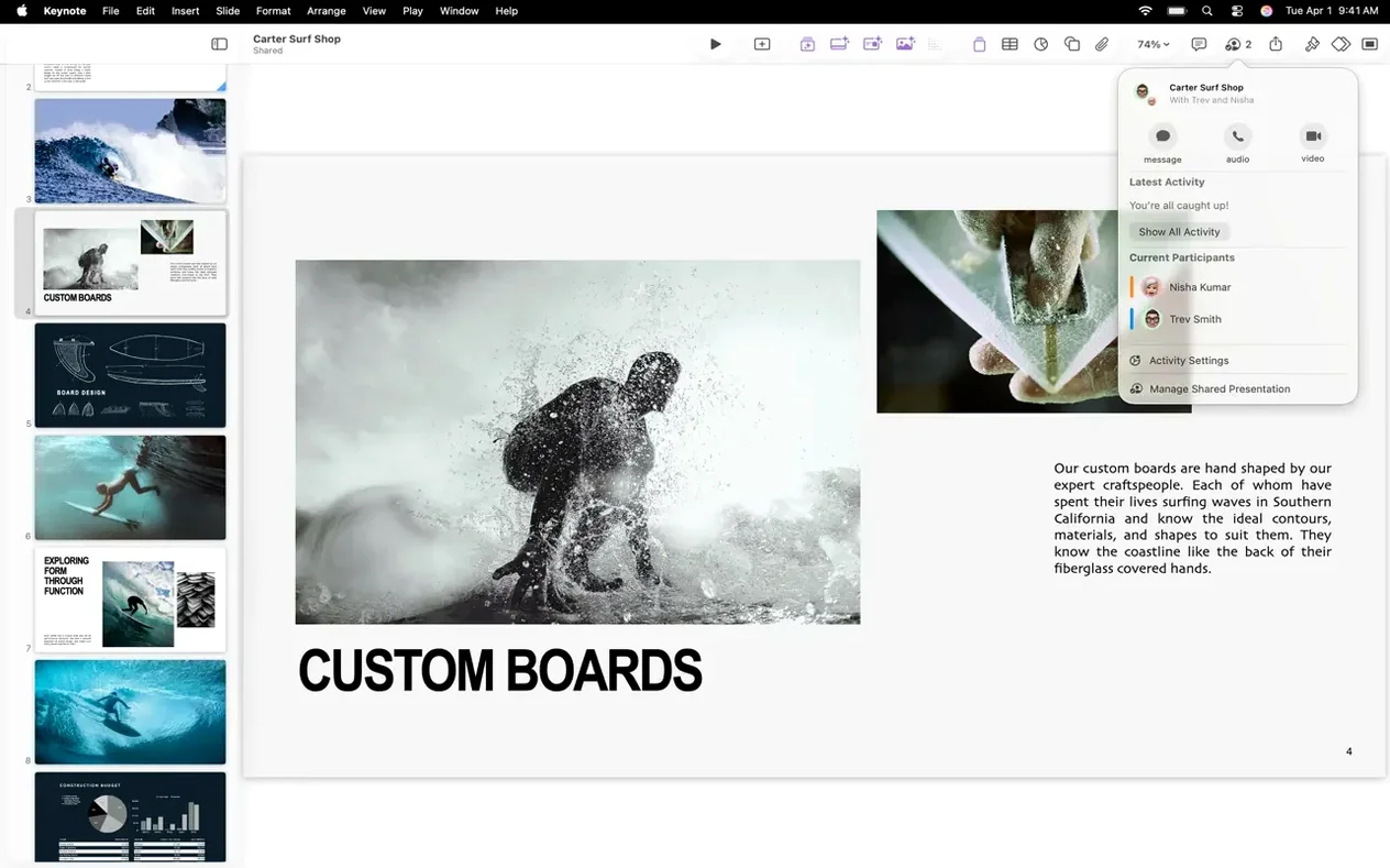 Apple Keynote — glimpse 6 Apple Keynote usage, image 6