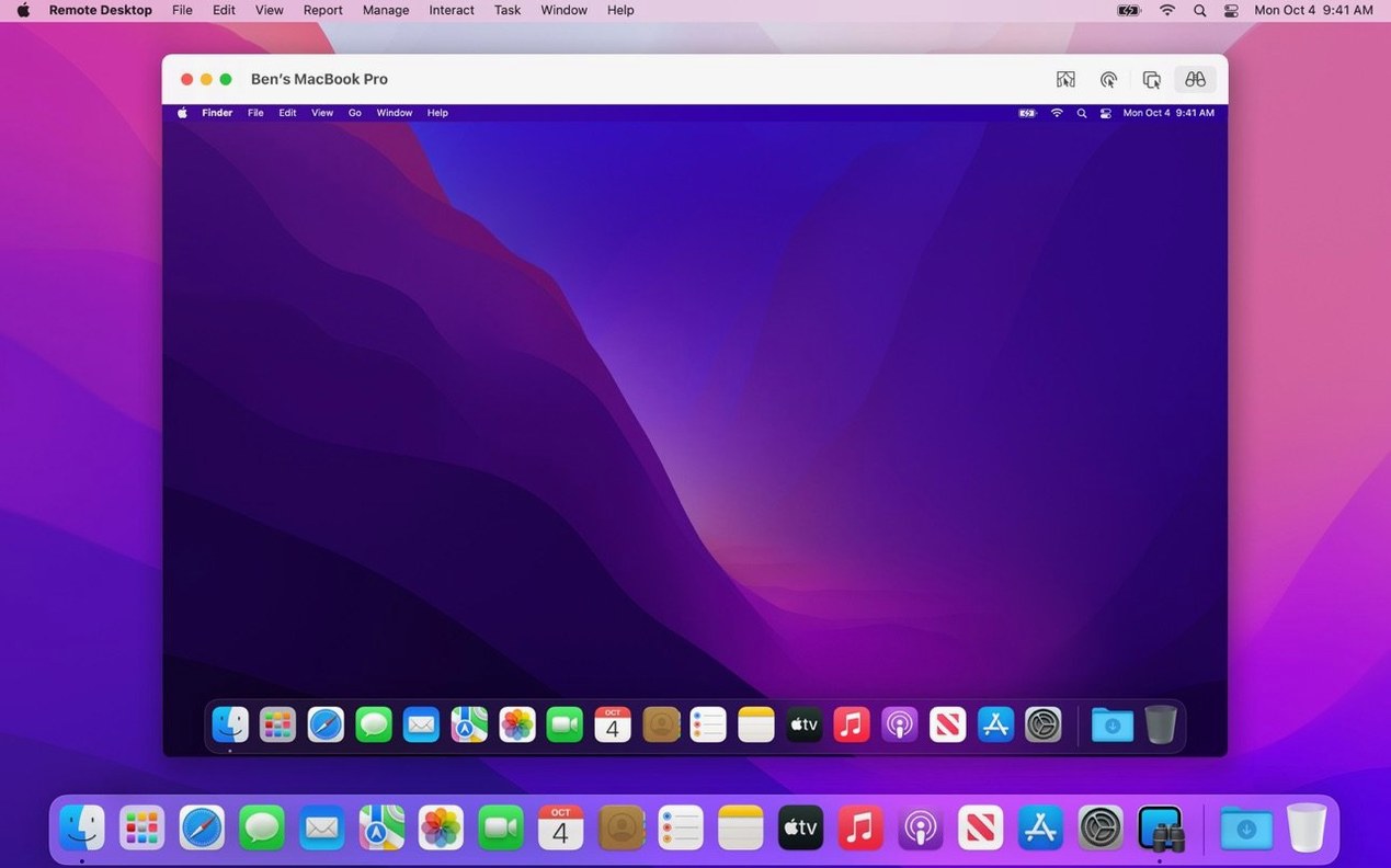 Apple Remote Desktop — glimpse 2 Apple Remote Desktop usage, image 2