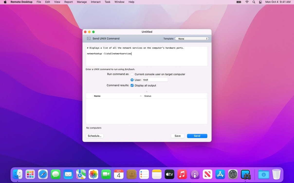 Apple Remote Desktop — glimpse 3 Apple Remote Desktop usage, image 3