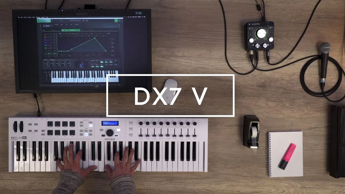 Arturia DX7 V — glimpse 1 Overview of Arturia DX7 V — arturia dx7 v macos free