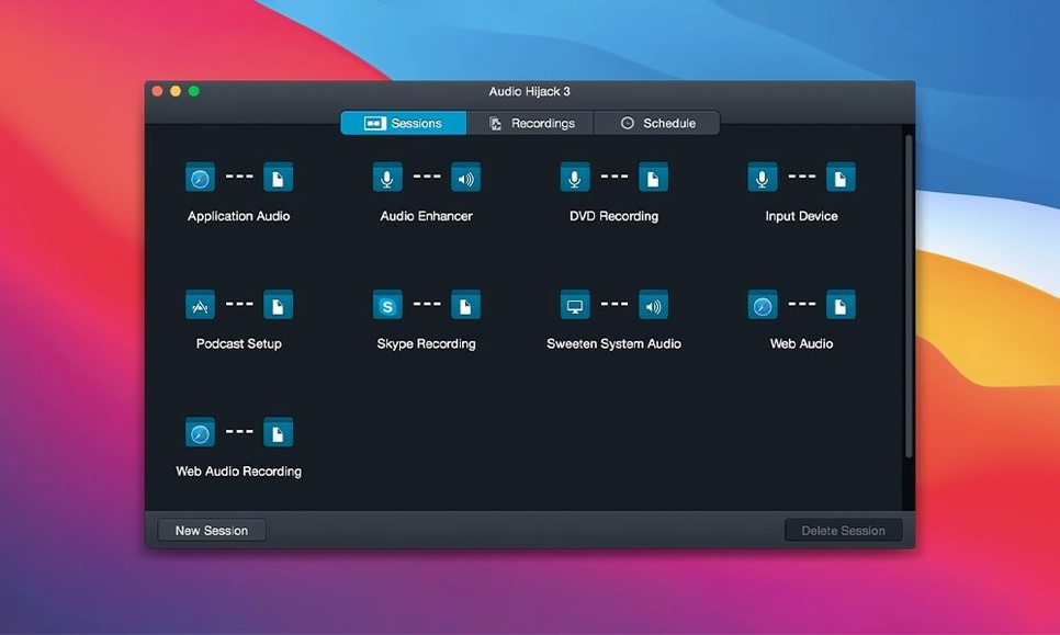 Audio Hijack visual 4 Audio Hijack close-up 4