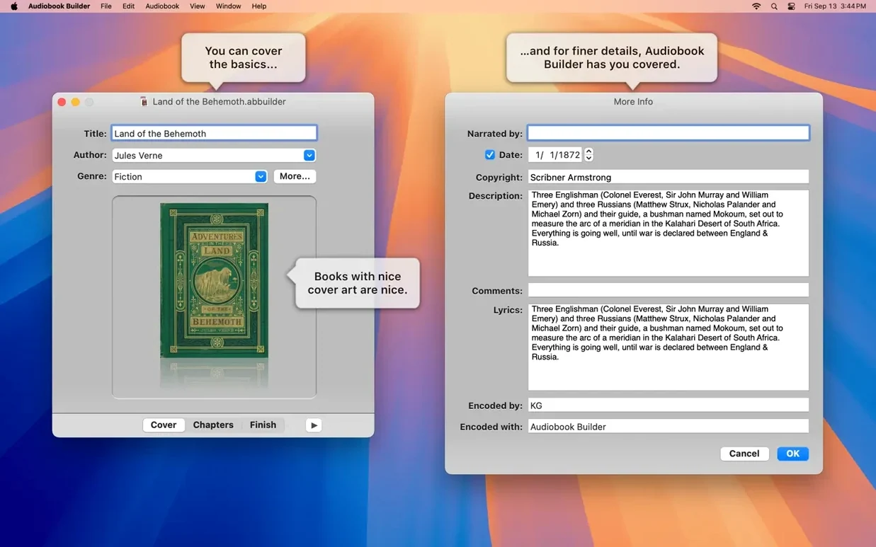 Audiobook Builder — glimpse 4 Audiobook Builder usage, image 4