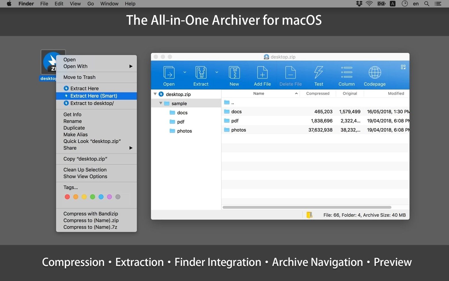 Bandizip — glimpse 3 Bandizip usage, image 3
