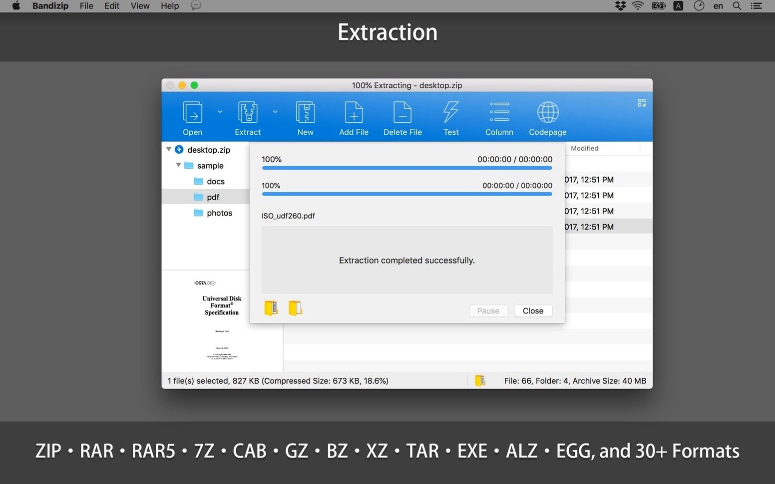 Bandizip — glimpse 4 Bandizip usage, image 4