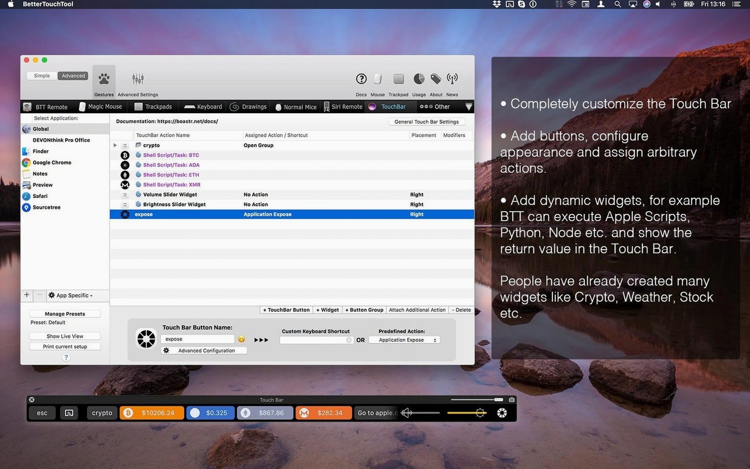 BetterTouchTool visual 4 BetterTouchTool close-up 4