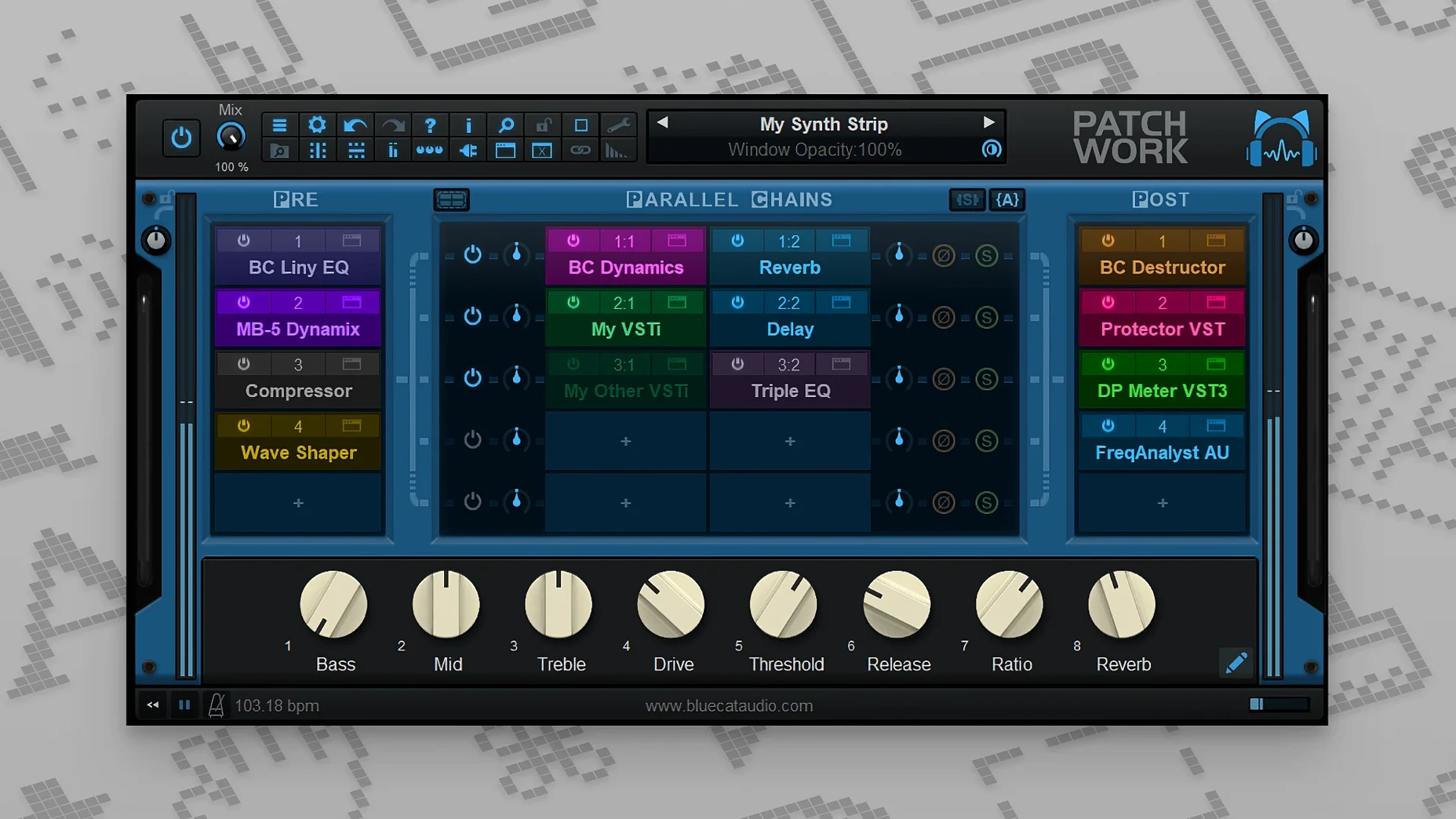 bluecat patchwork mac — first screen