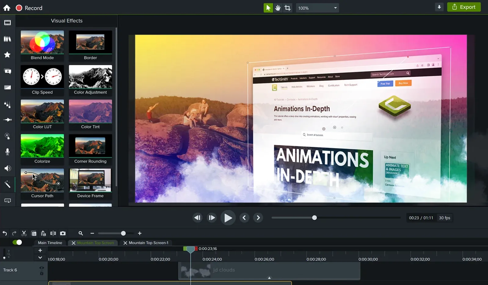 Camtasia — glimpse 3 Camtasia usage, image 3