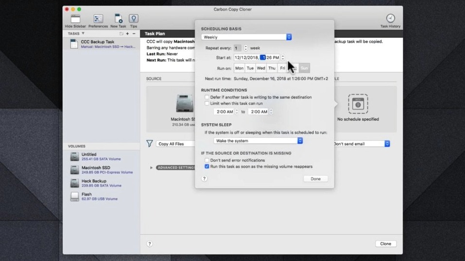 Carbon Copy Cloner visual 4 Carbon Copy Cloner close-up 4