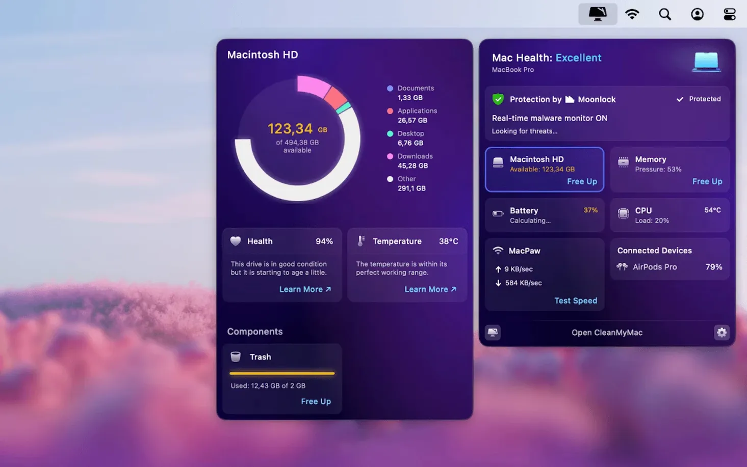 CleanMyMac usage, image 4
