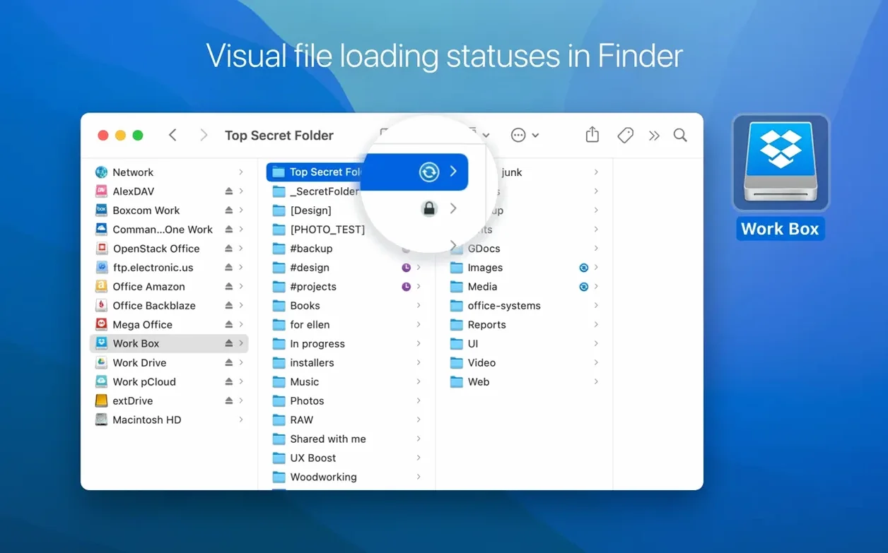 CloudMounter — glimpse 2 CloudMounter usage, image 2