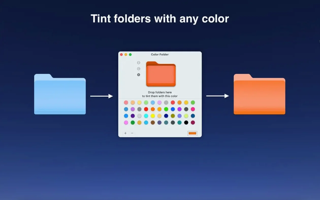 Color Folder Pro visual 1 Overview of Color Folder Pro — color folder pro macos free