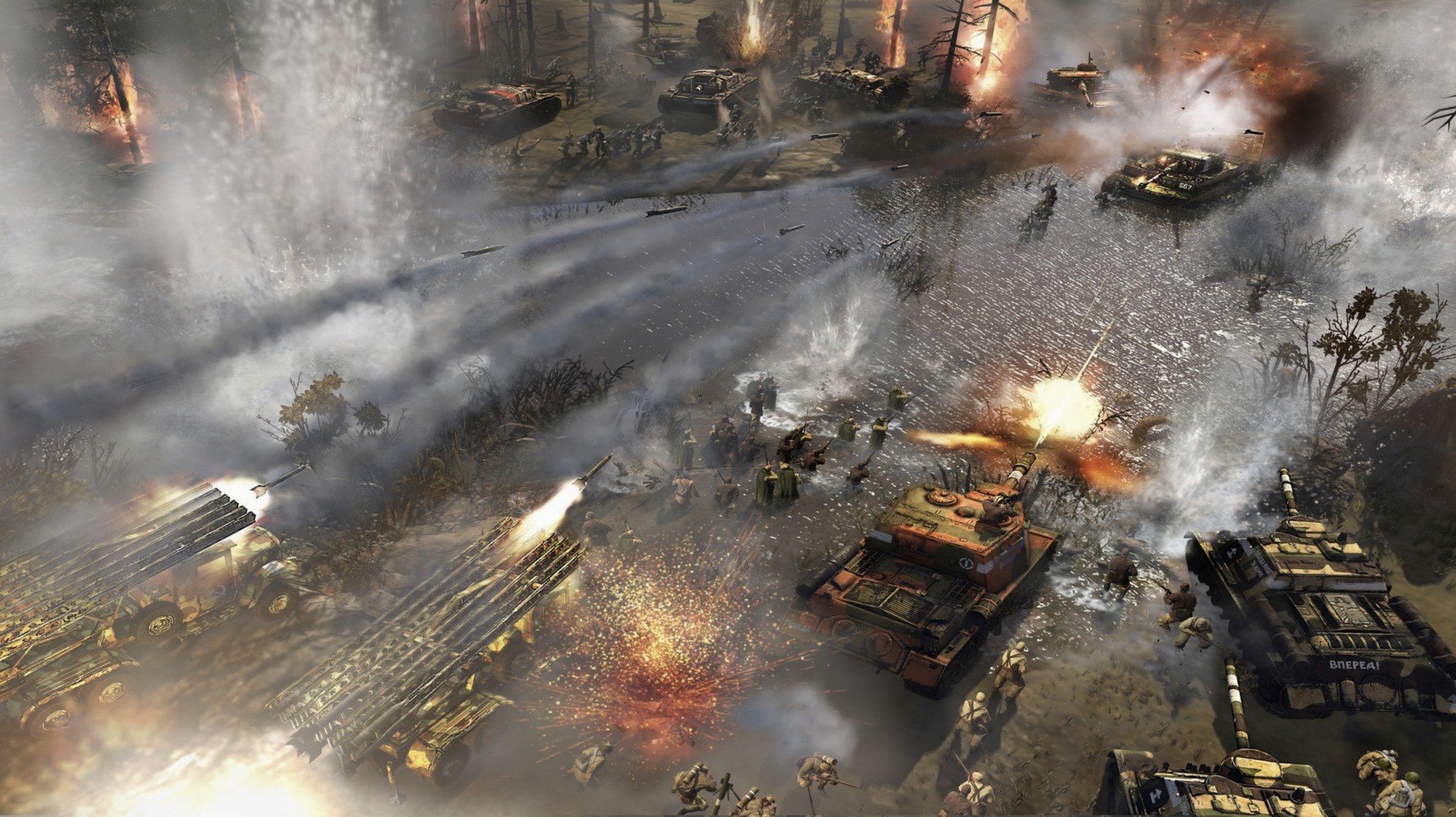company of heroes 2 mac download — first screen