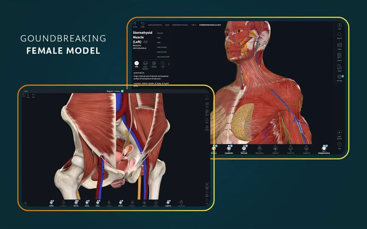 Complete Anatomy — glimpse 1 complete anatomy — first screen