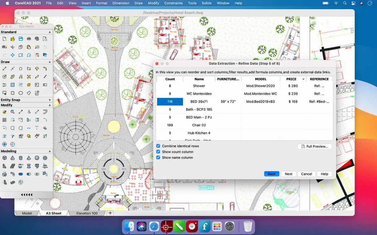 CorelCAD visual 2 CorelCAD close-up 2