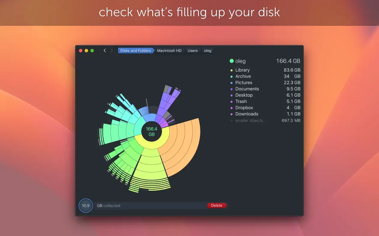 DaisyDisk visual 1 Overview of DaisyDisk — daisy disk mac torrent