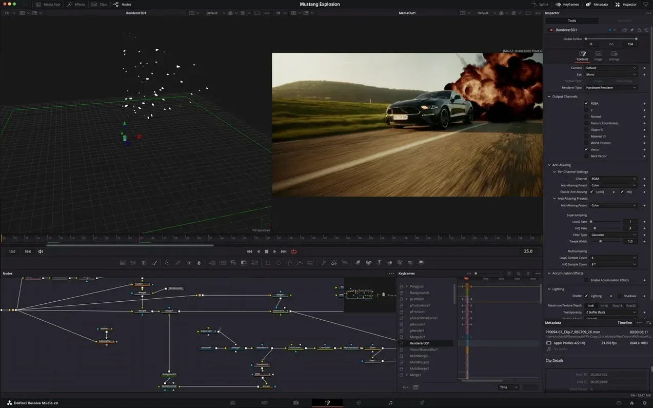 DaVinci Resolve Studio visual 3 DaVinci Resolve Studio close-up 3