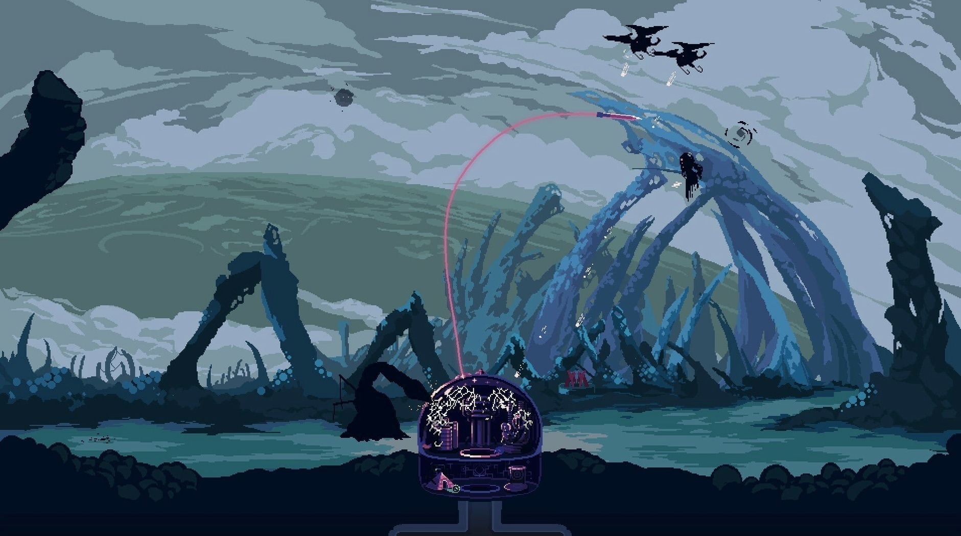 Dome Keeper visual 1 dome keeper macos free — first screen