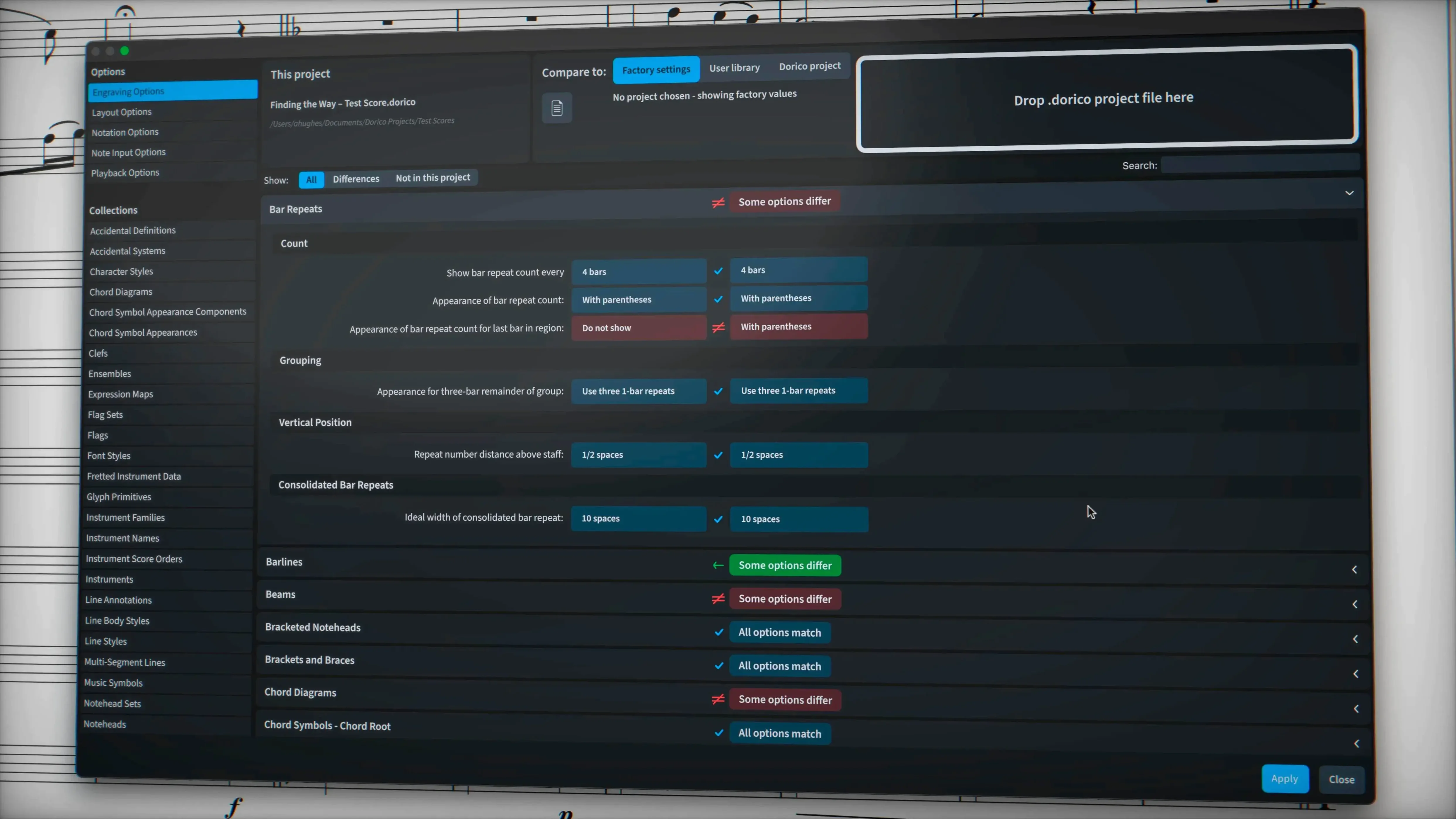 Dorico Pro — glimpse 1 dorico pro — first screen
