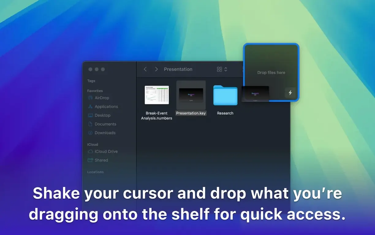 download dropover for mac — first screen
