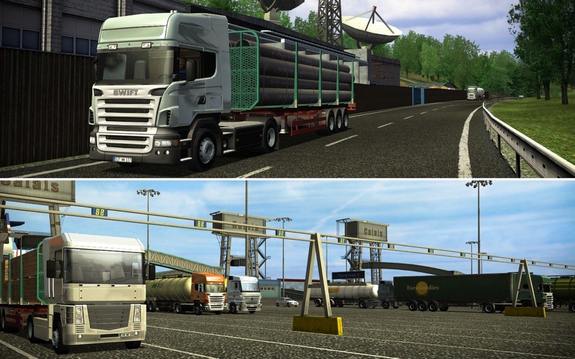 Euro Truck Simulator visual 1 euro truck simulator macos free — first screen