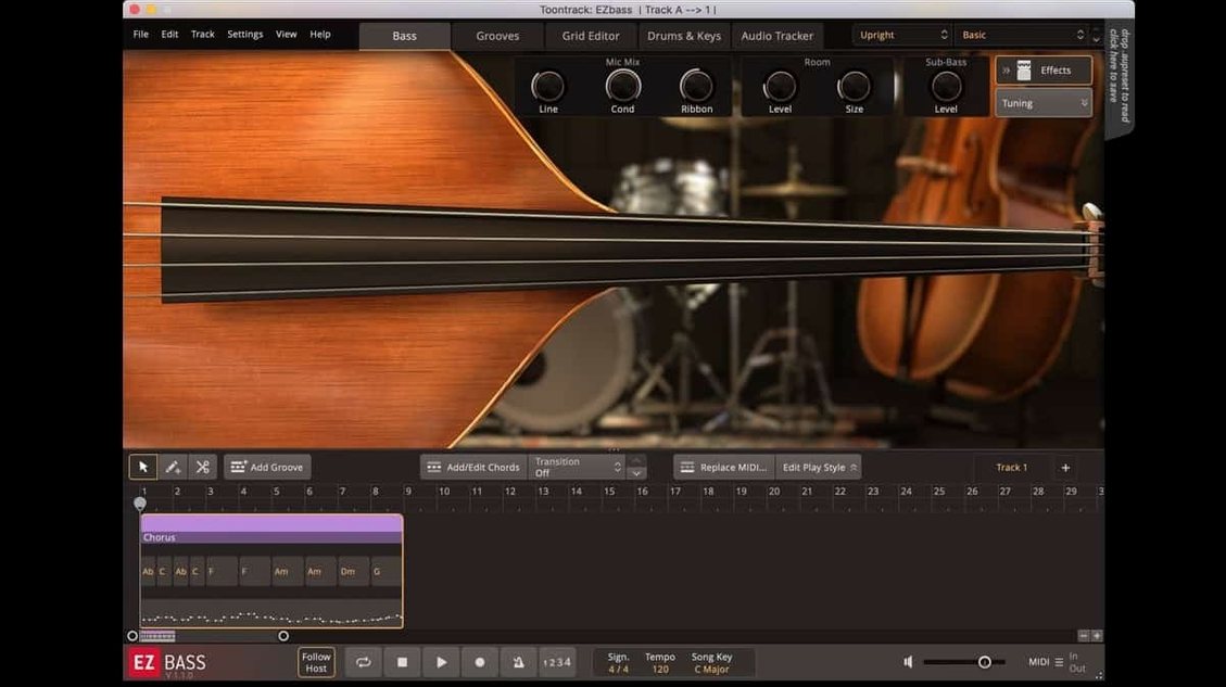 ezbass free download — first screen