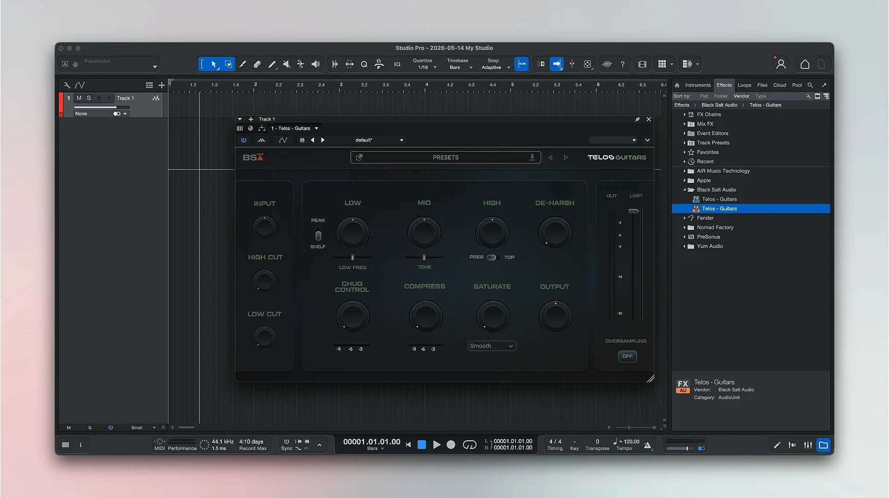 Fender Studio Pro visual 4 Fender Studio Pro close-up 4