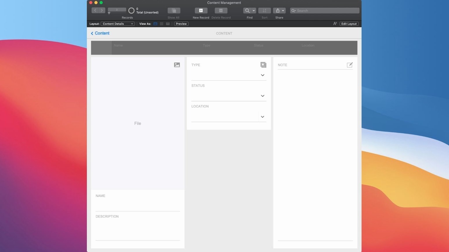 FileMaker Pro visual 2 FileMaker Pro close-up 2
