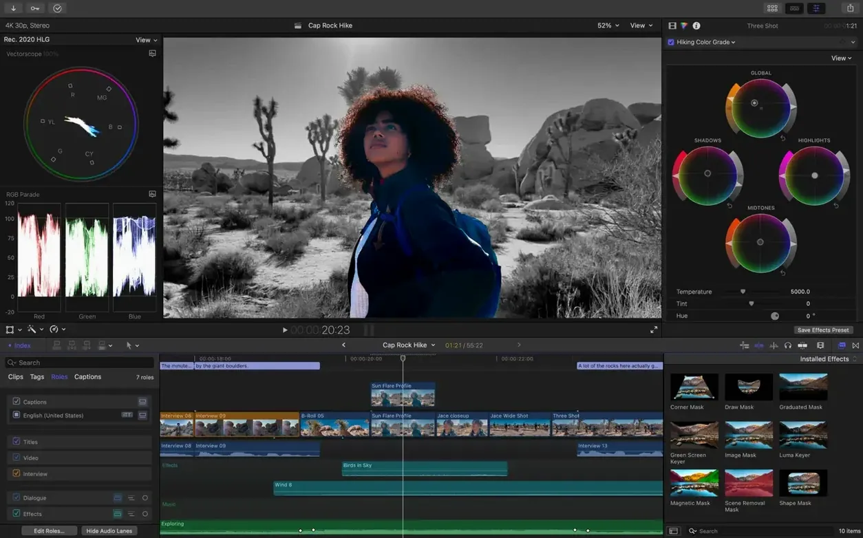 Final Cut Pro visual 6 Final Cut Pro close-up 6