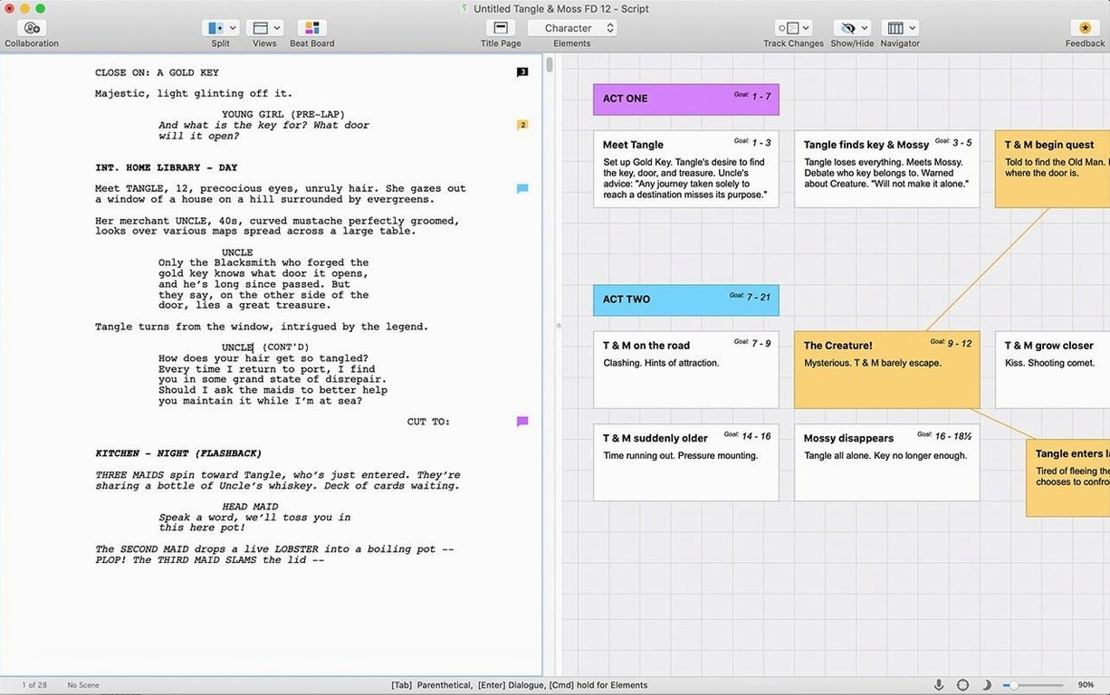 final draft 13 crack — first screen