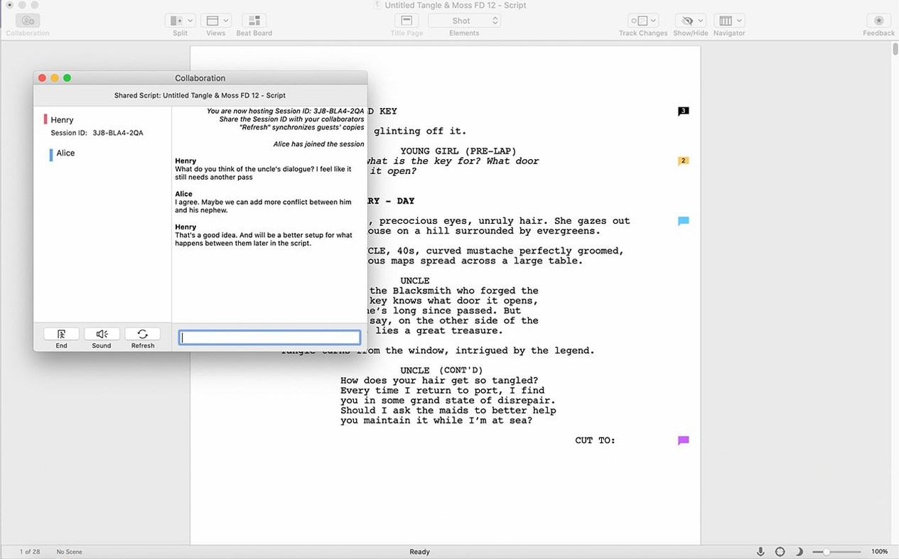 Final Draft usage, image 3