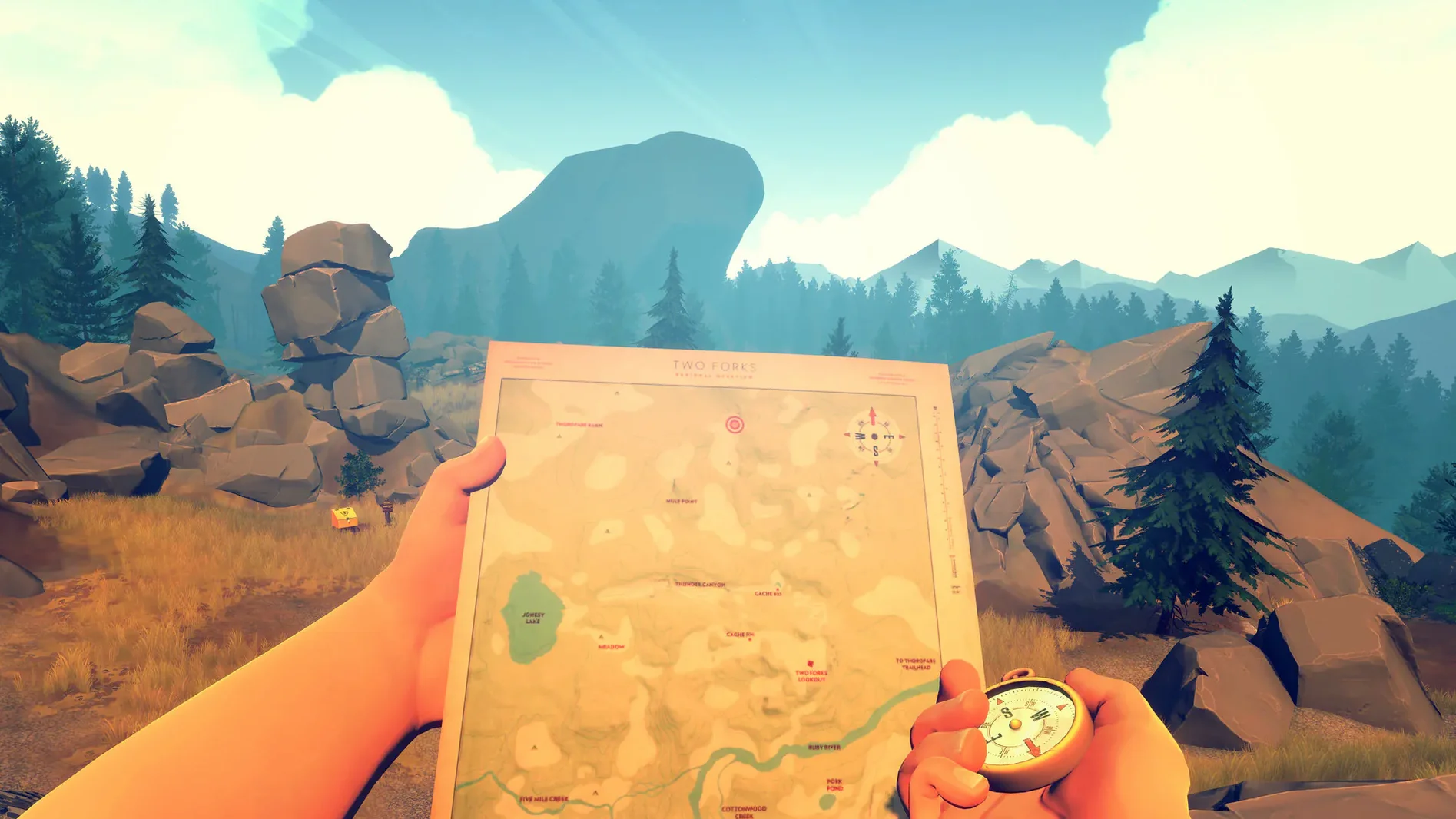 Firewatch visual 3 Firewatch close-up 3