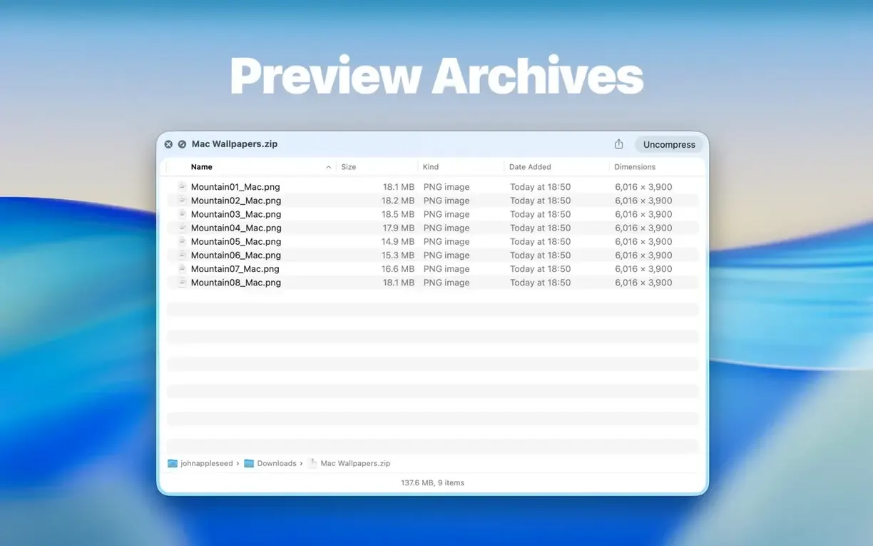 Folder Preview Pro close-up 3