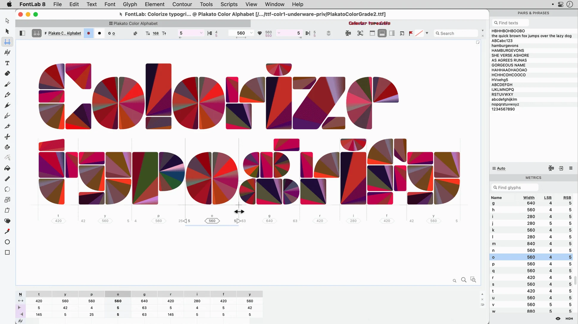 FontLab close-up 4