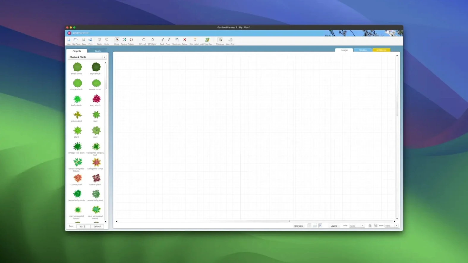 5d planner — first screen