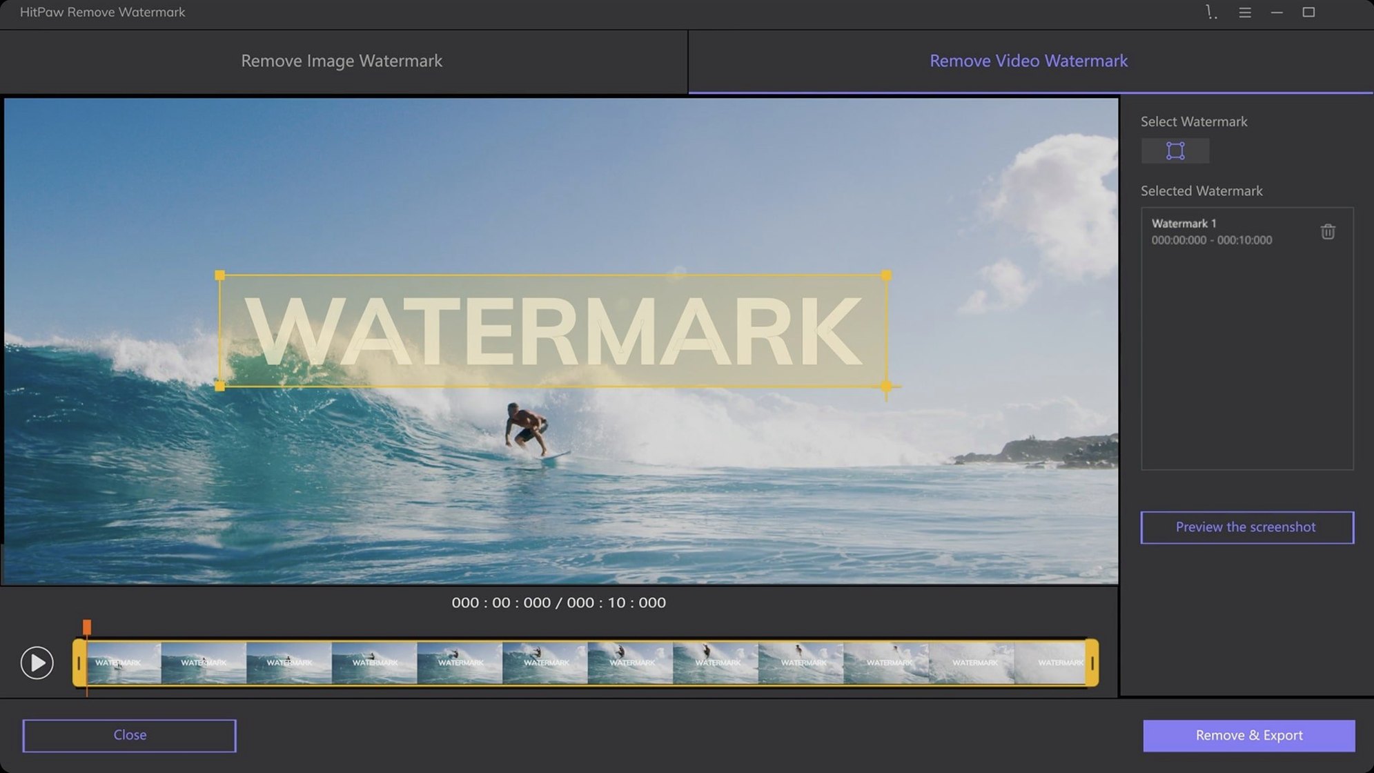 HitPaw Watermark Remover visual 2 HitPaw Watermark Remover close-up 2