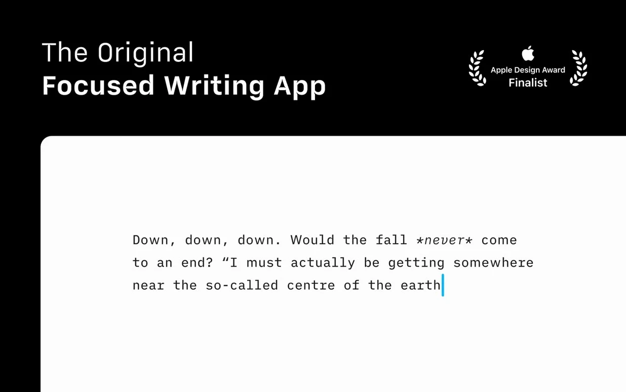 iA Writer — glimpse 1 ia writer free download — first screen