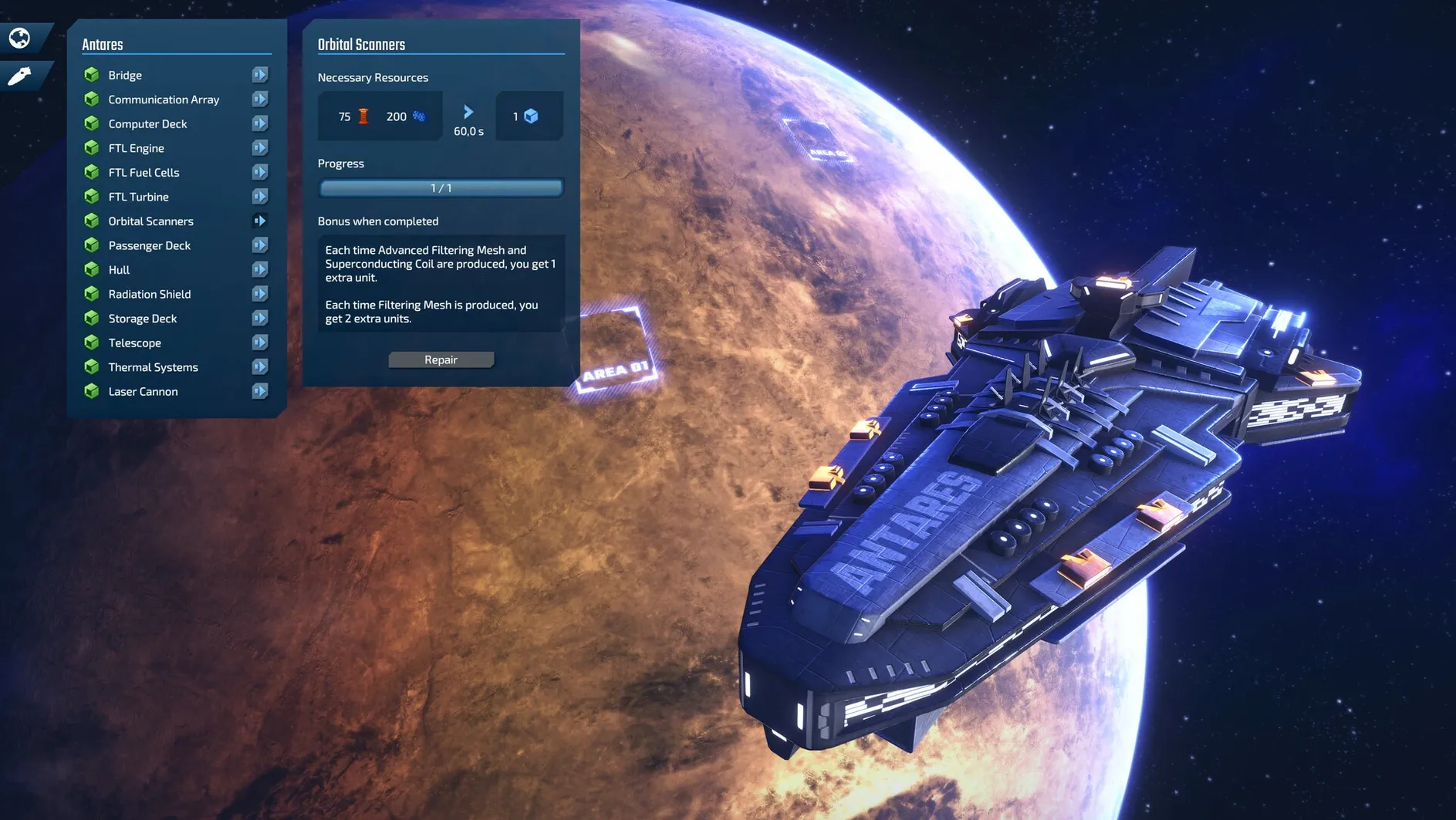 InfraSpace usage, image 2