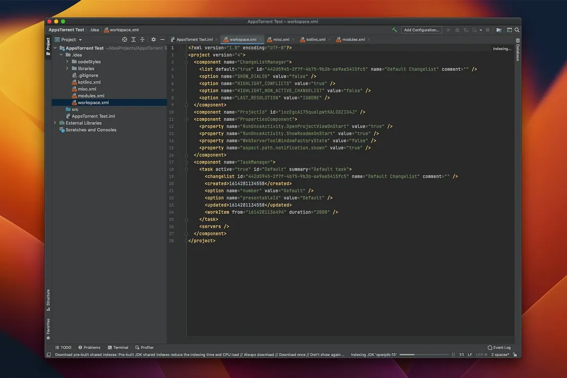 Intellij IDEA visual 2 Intellij IDEA close-up 2